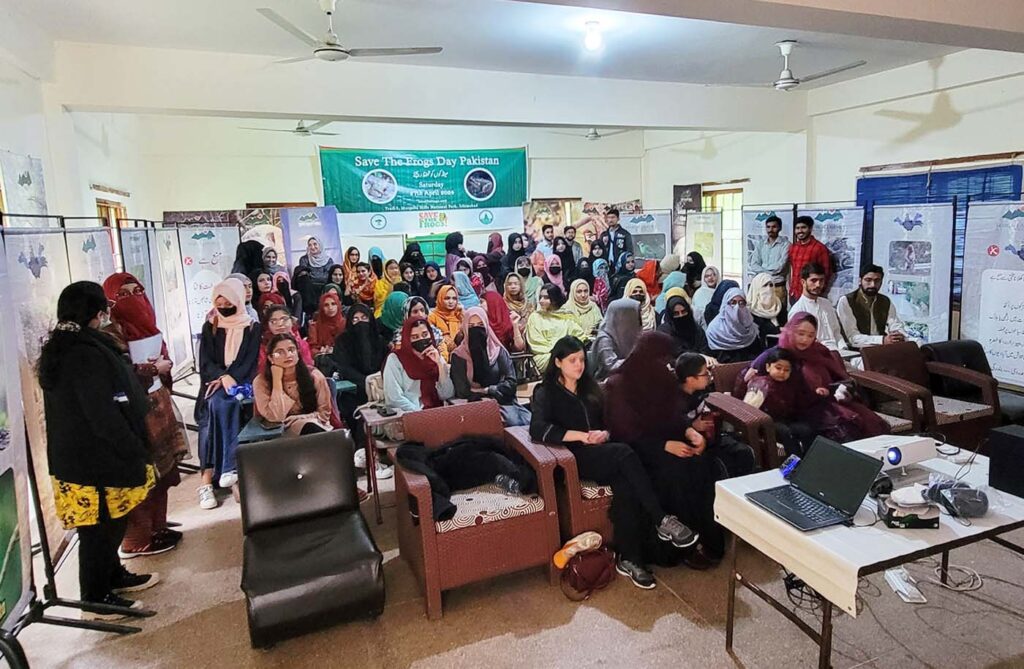 Pakistan Save The Frogs Day 2024 Punjab PMAS Arid University Ahmed Junaid Collection Seminar Day
